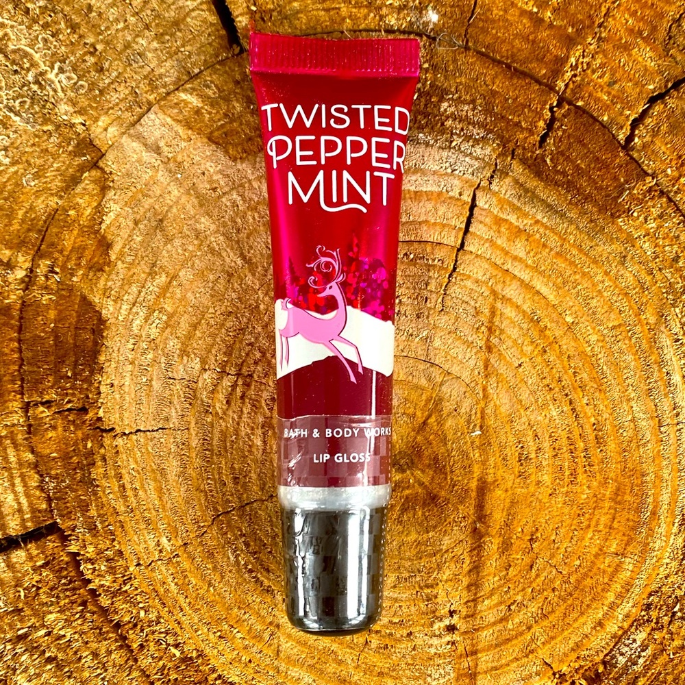 BBW twisted peppermint lip gloss